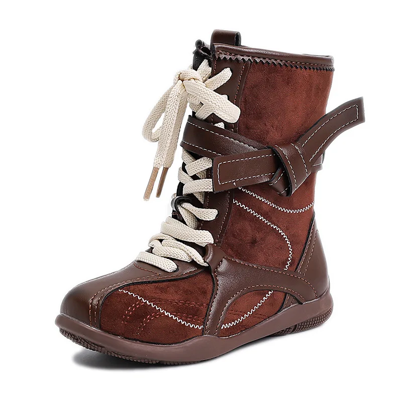 

Botas Brand Retro Girl Boot 2025 Autumn New Girl Shoe Personalized Princess Shoe Fashion Women High Boot Soft Sole Women's Boots