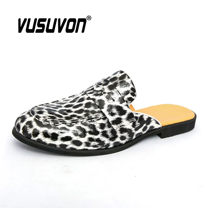 Fashion Men Slides Casual Penny Loafers Slipper Flats Keep Toe Clogs Beach Sandals Home Mules Shoes Soft Size 38-46