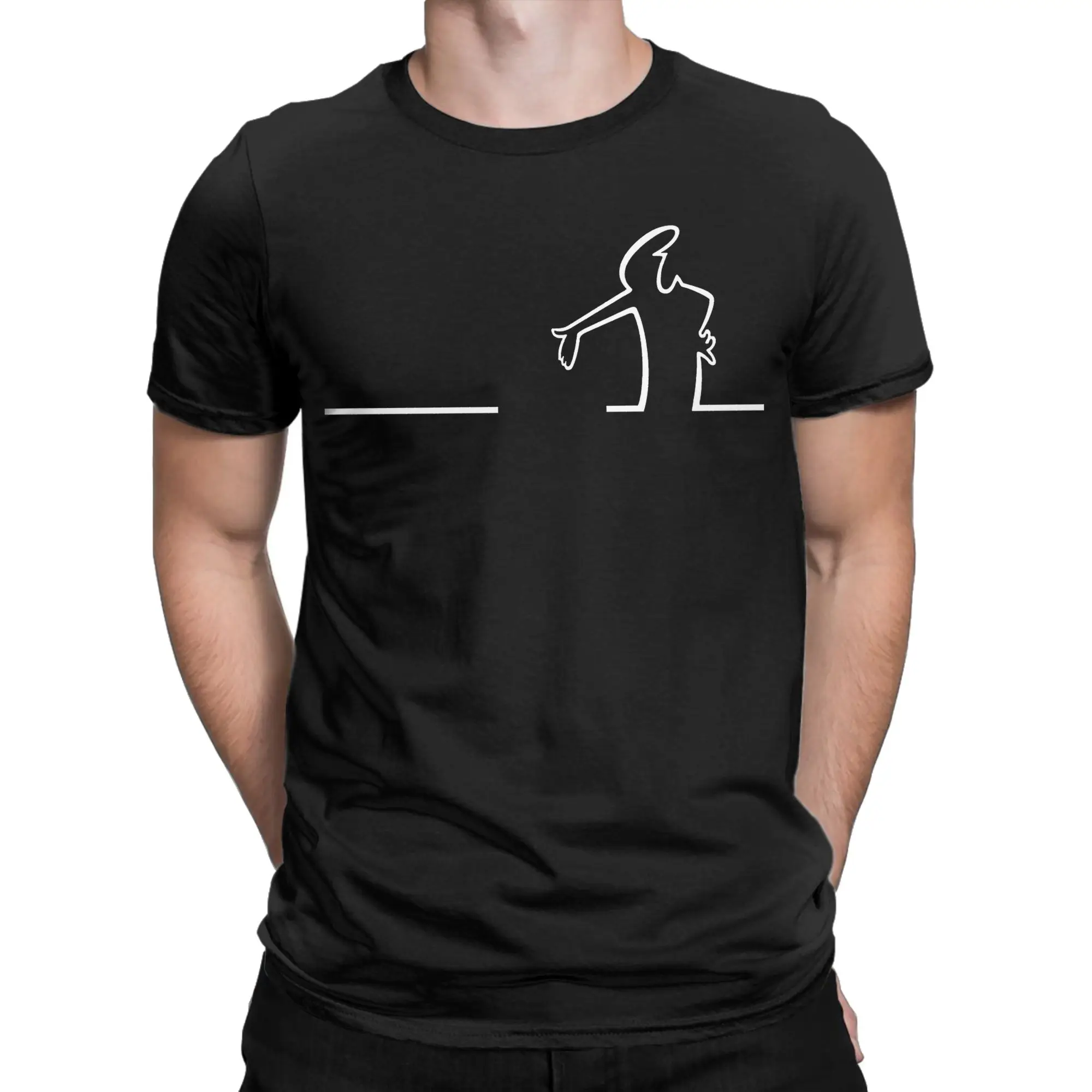 La Linea T Shirt Summer  Leisure T-Shirts Men Pure Cotton O Neck Plus Size Tees Short Sleeve Vintage Tops