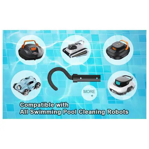 4 Pieces Black ABS Automatic Pool Cleaner Accessory Hook For All Robotic Pool Cleaners