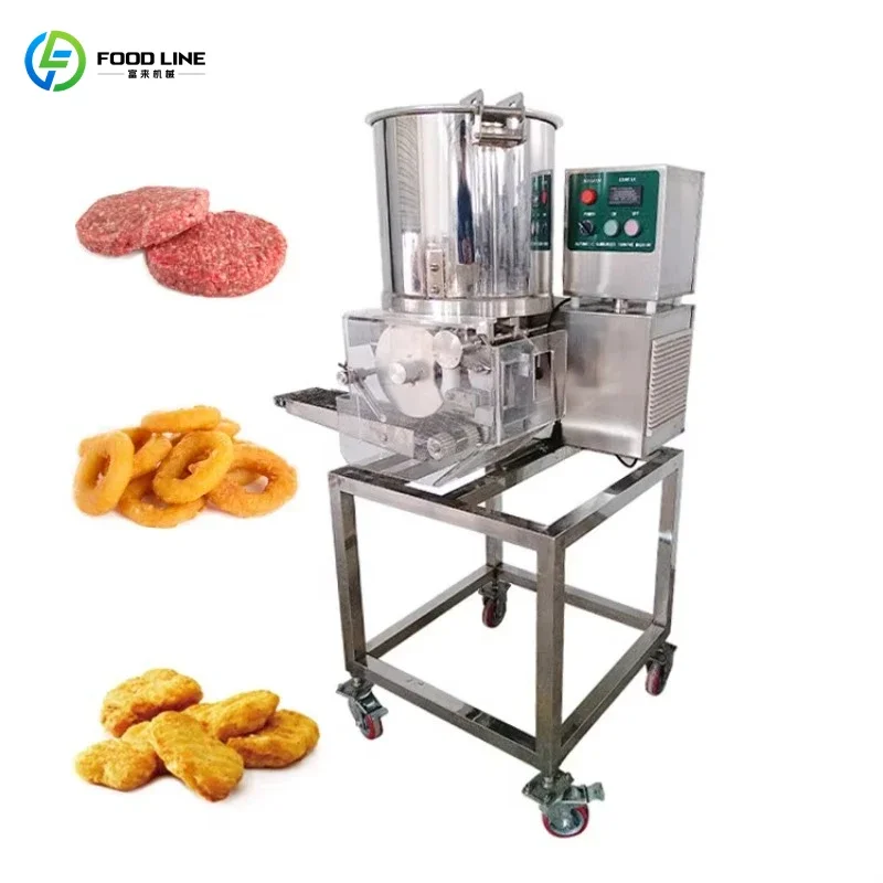 Hot-selling burger burger meat pie chicken nugget forming machine meat pie forming machine automatic custom
