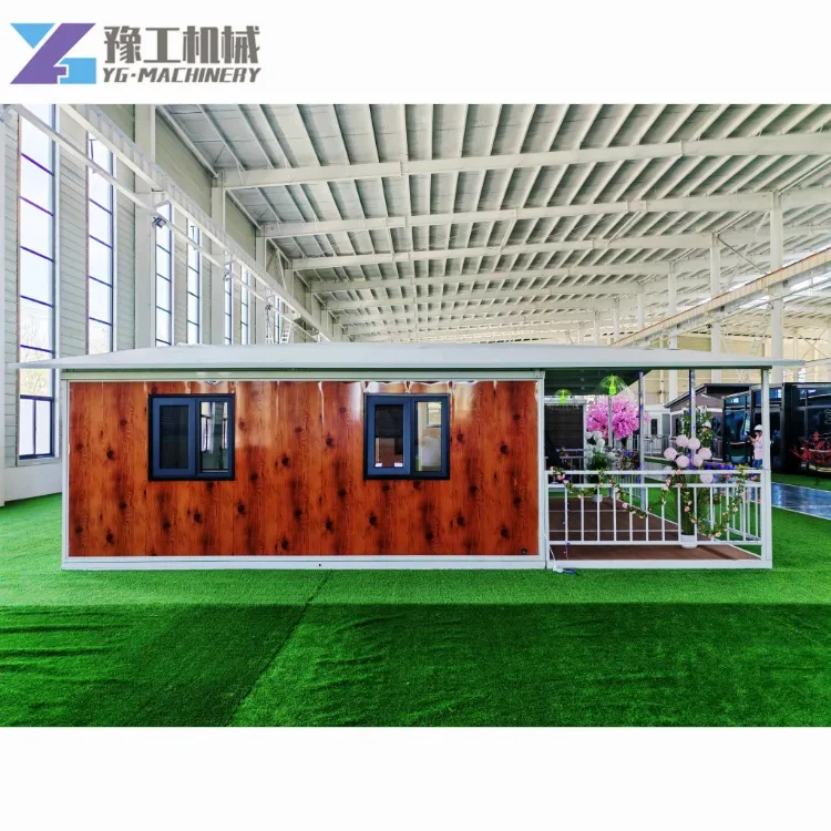 YG Mobile Folding Prefabricated Double Wing Container House Luxury Mobile Double Wing House