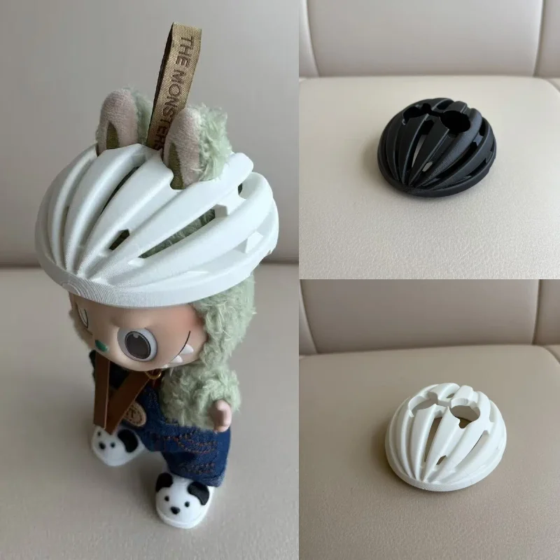 

Для 17 см кукла Лабу, велосипедный шлем, защитное спортивное снаряжение, велосипедное оборудование, аксессуары для кукол, одежда Ropa Labubu