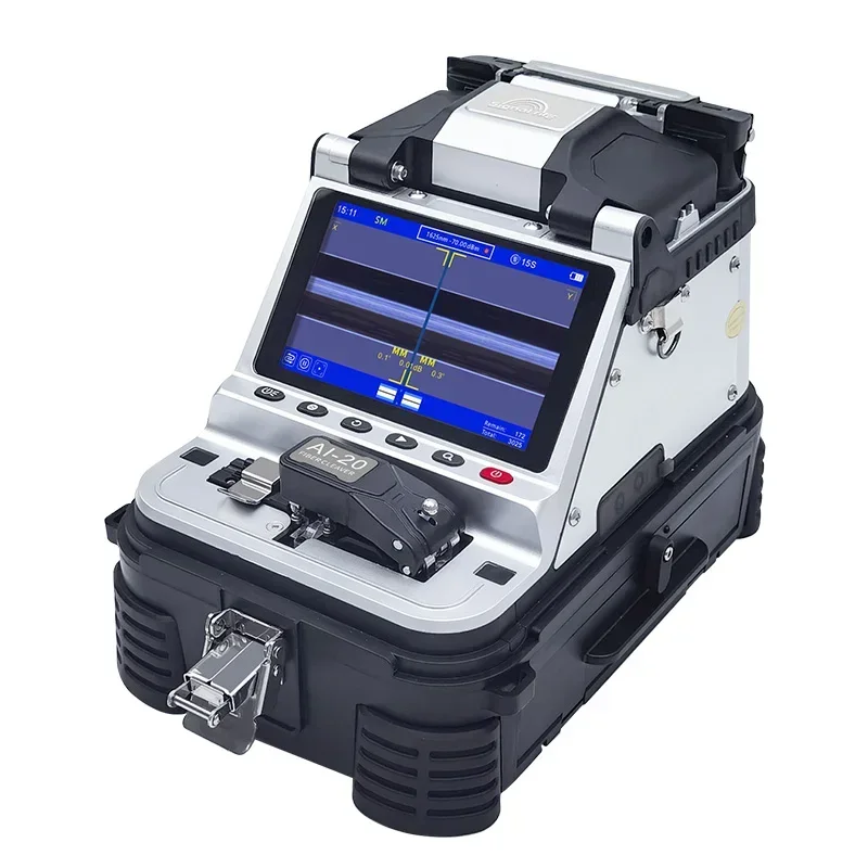 AI-20 Automatic Fusionadora De Fibra Optica AI-20A Optical Welding Splicing Machine Ai20A Signal Fire Fusion Splicer AI20A