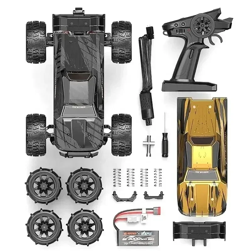 New Mjx Hyper Go 14210 1:14 4wd Brushless Rc Car 55km/H High Speed Drift Monster Truck 2.4g Child Remote Control Electric Gift