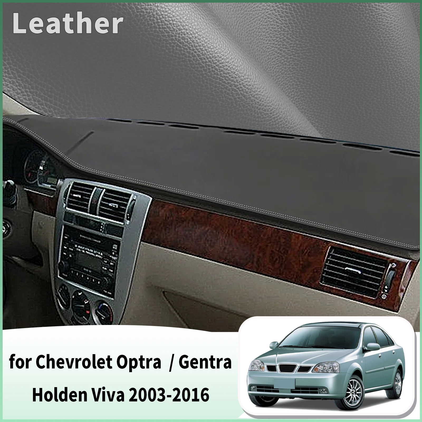 for Chevrolet Optra Gentra Holden Viva 2003-2016 J200 Dash Mat Dashboard Cover Dashmat Anti-Reflection Heat Insulation Sunshield