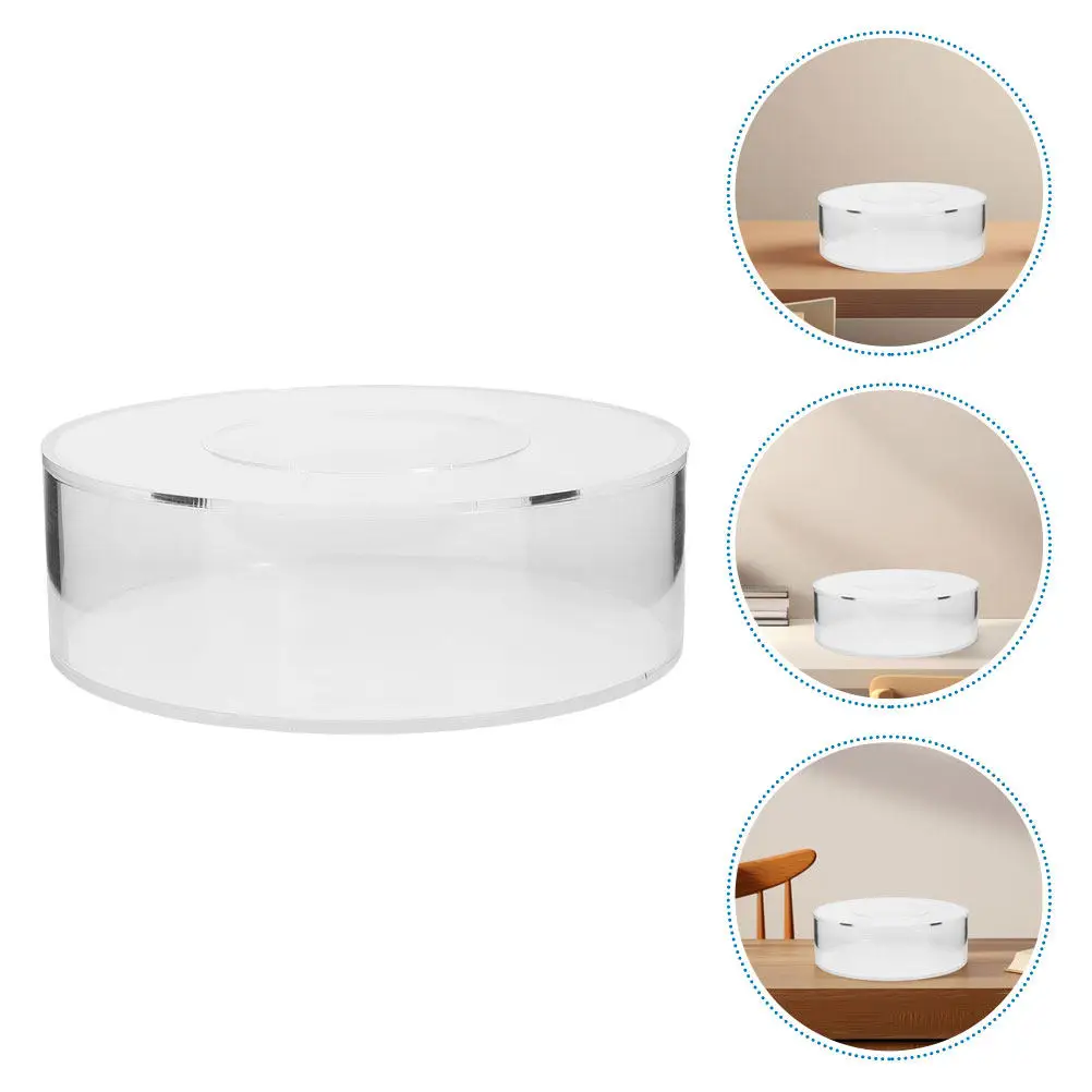 Acrylic Round Cake Stand Decorative For Party Cake Display New Year Party Transparent Fillable Riser Stylish Cupcake