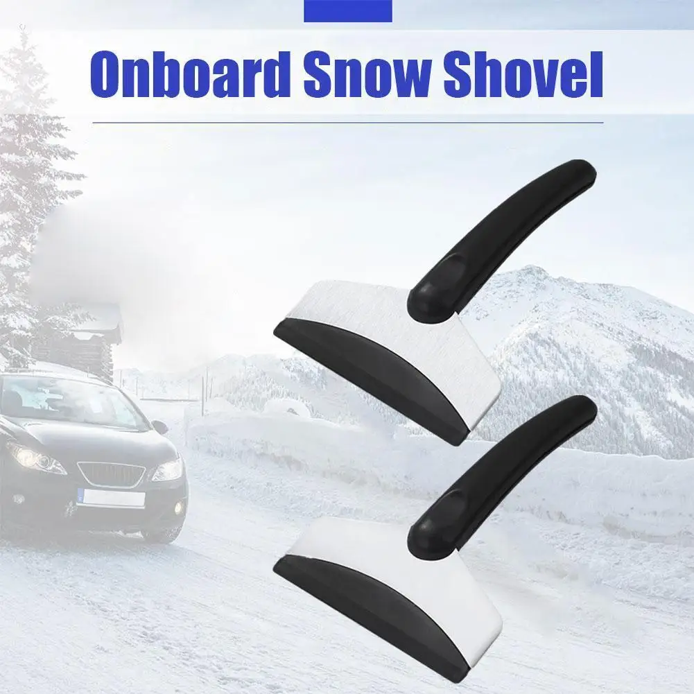 Winter Car Glass Snow Removal Shovel Multi-function Tools Stainless Abs Not The Sweeping Car Snow Material Steel Body Scrat C9s5