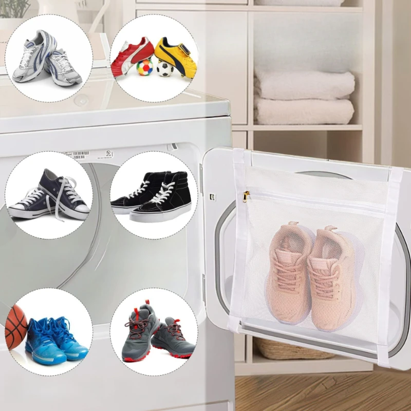 

Laundry Sneaker Drying Bag Shoe Laundry Bags Home Clothes Hat Storage Bag Quick Drying Clothes Care Mesh Bags