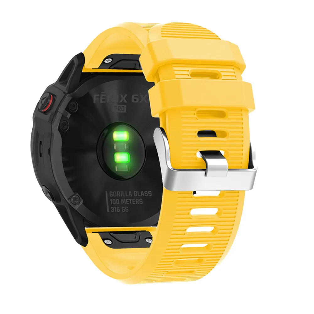 BEHUA QuickFit 26mm 22mm Silikonarmband für Garmin Fenix E 8 7X 7 6 6X/Epix Pro Gen 2 51mm 47mm/Tactix Uhrenarmband Zubehör – Detail 7