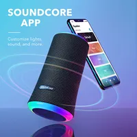 Anker Soundcore Flare 2 Bluetooth Speaker IPX7 Waterproof 360 Surround Sound 12 Hours Long Standby Portable Bluetooth Speaker