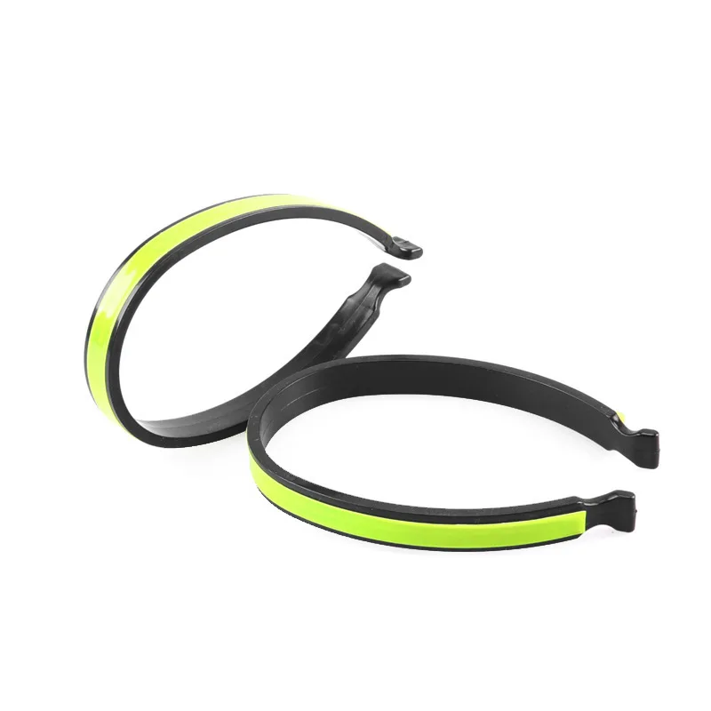 Ein Paar reflektierende Fahrradhosenclips für Mountainbikes – Fahrradzubehör mit reflektierendem Etikett – Hosenring für Radfahrer – Detail 9
