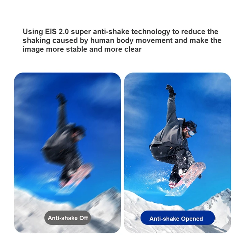 FULL-4K 30FPS Head Mounted Camera Wearable Wifi Video Camcorder Camera 120°Wide Angle Lens Anti-Shake APP Control Camera