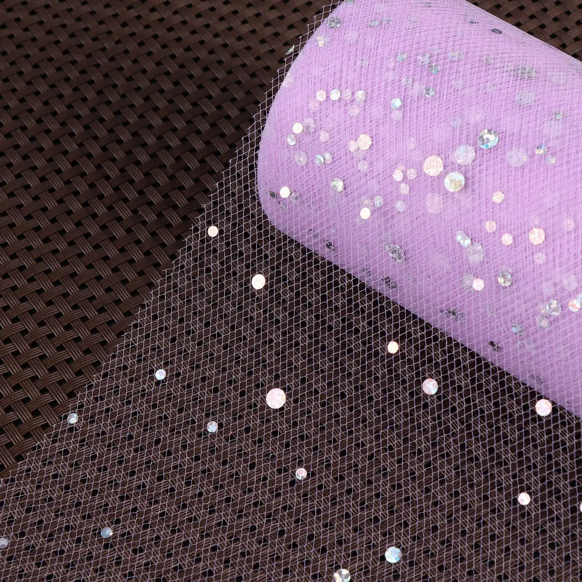 

Рулон тюля с пайетками и блестками, светло-фиолетовый, красный, 15 см, 25 ярдов, для свадеб, рукоделия, декора на день рождения, органза