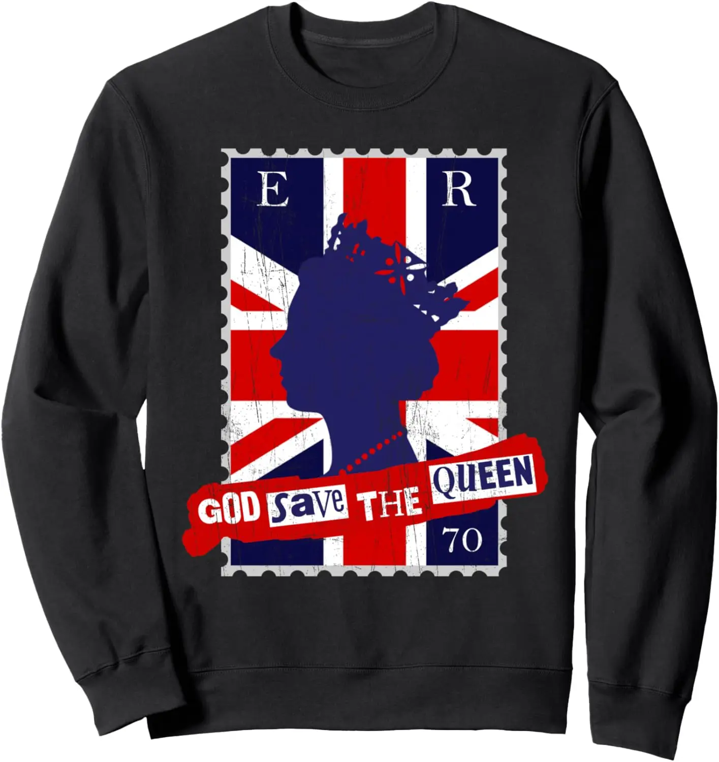 Sweat-shirt EEN PLATINUM JUBILEE GOD SAVE THE Calls, EEN