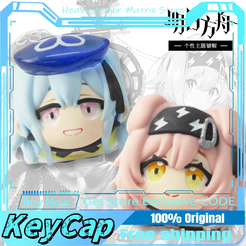

Arknights Game Theme Keycap R4 Механическая клавиатура из смолы, оригинальная коллекция аниме с героями мультфильмов, подарок на день рождения, фестиваль, Esc Keycap