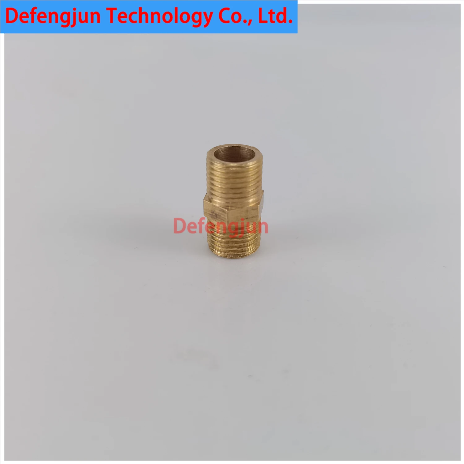 

BSP thread R1/4 "external thread butt joint spray pipe double 1/4 external thread two ends external thread copper metric system