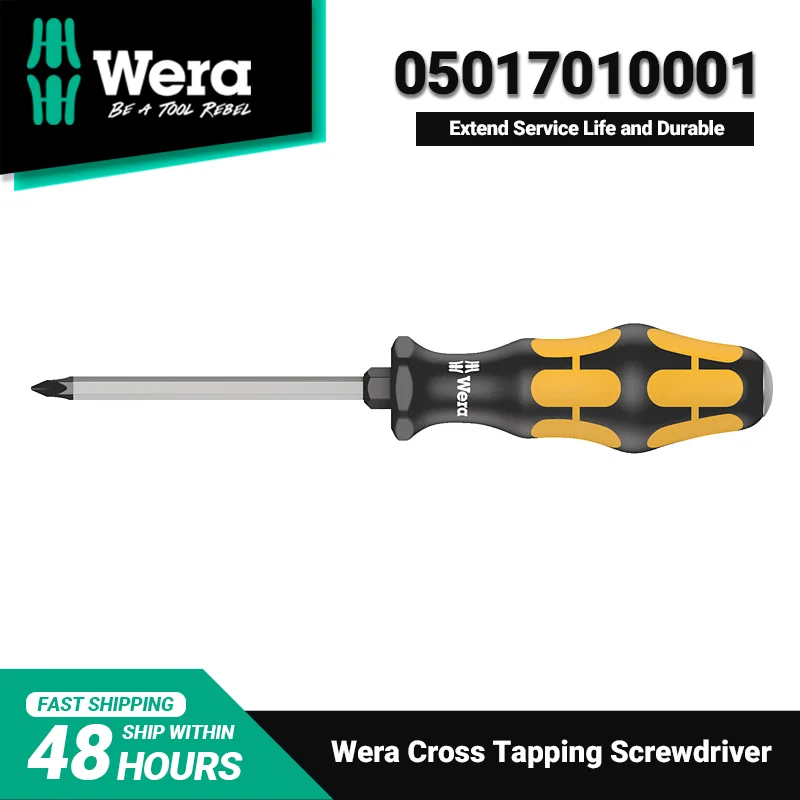 

WERA 05017010001 917 Screwdriver for Phillips Screws Anti Rolling Design Exquisite Workmanship