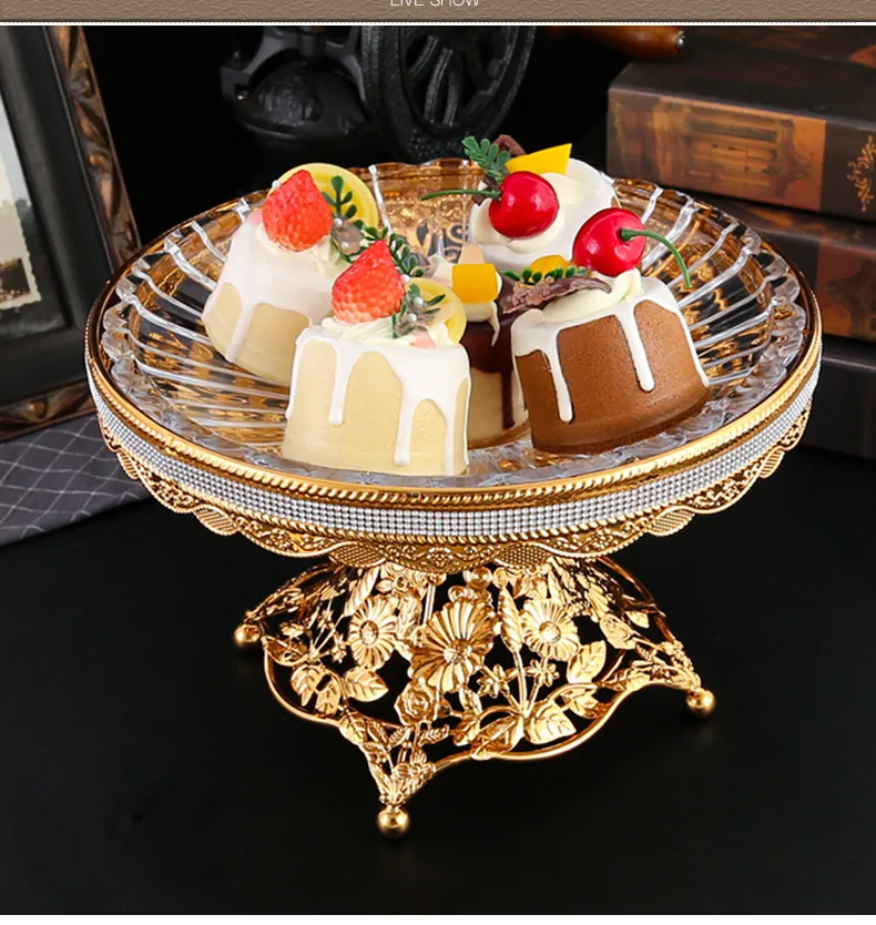 

Кованое железо, металл, хрустальное стекло, тарелка с фруктами, домашняя гостиная, журнальный столик, украшение для дома, украшение журнального столика