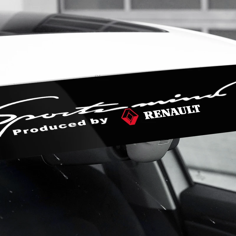 Car Windshield Sticker Front Window Decorative Decal For Renault Alfa Romeo Jaguar Ford JEEP Acura Subaru Mitsubishi Fiat Volvo view 2