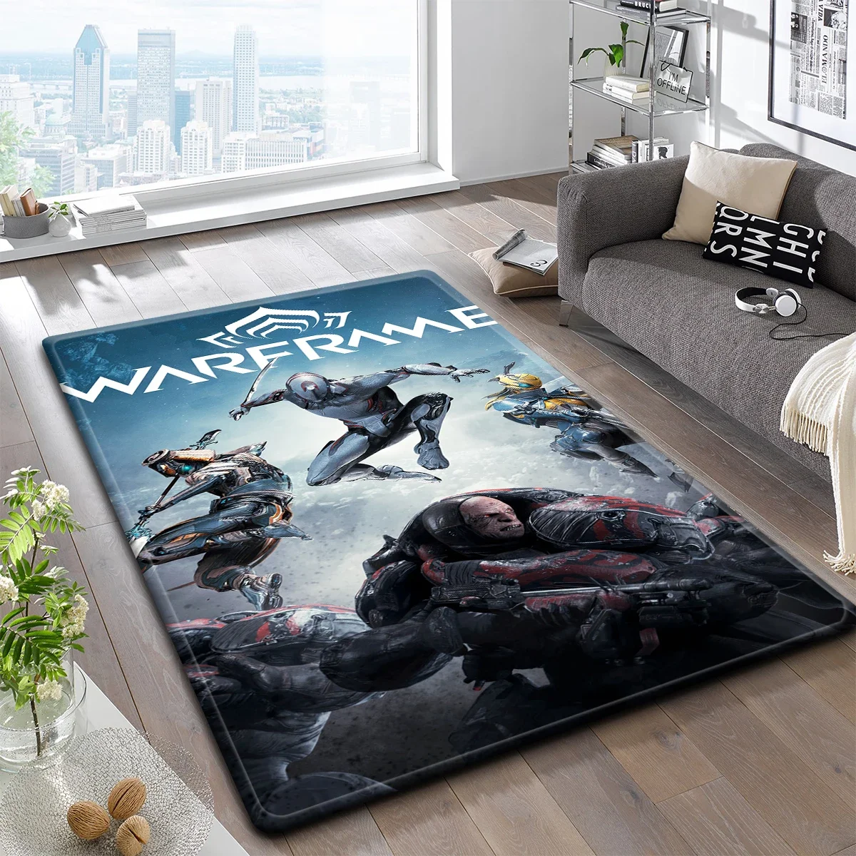 Shooting Game Warframe FPS Carpet Kitchen Mat Entrance Doormat Bedroom FloorDecoration Living Room Carpet Bathroom Anti-slip Rug