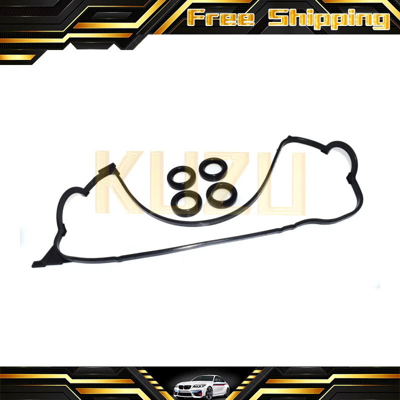 12341-P08-000 Engine Valve Cover Gasket Spark Plug Seals Fits For Honda Civic 1.6L D16B5 D16Y5 D16Y7 D16Y8 D16Z6 ACURA EL
