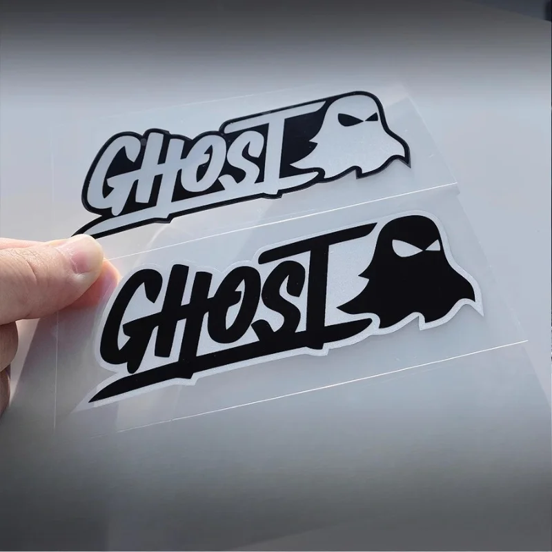 

1PC Black Graffiti GHOST Ghost Silhouette Stickers Waterproof Vinyl Decal for Car Motorcycle Helmet Decoration