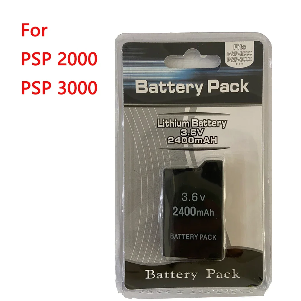Baterías PSP 3,6 V 2400mah batería recargable de iones de litio para Sony PSP2000 PSP3000 PlayStation Gamepad portátil accesorios PSP