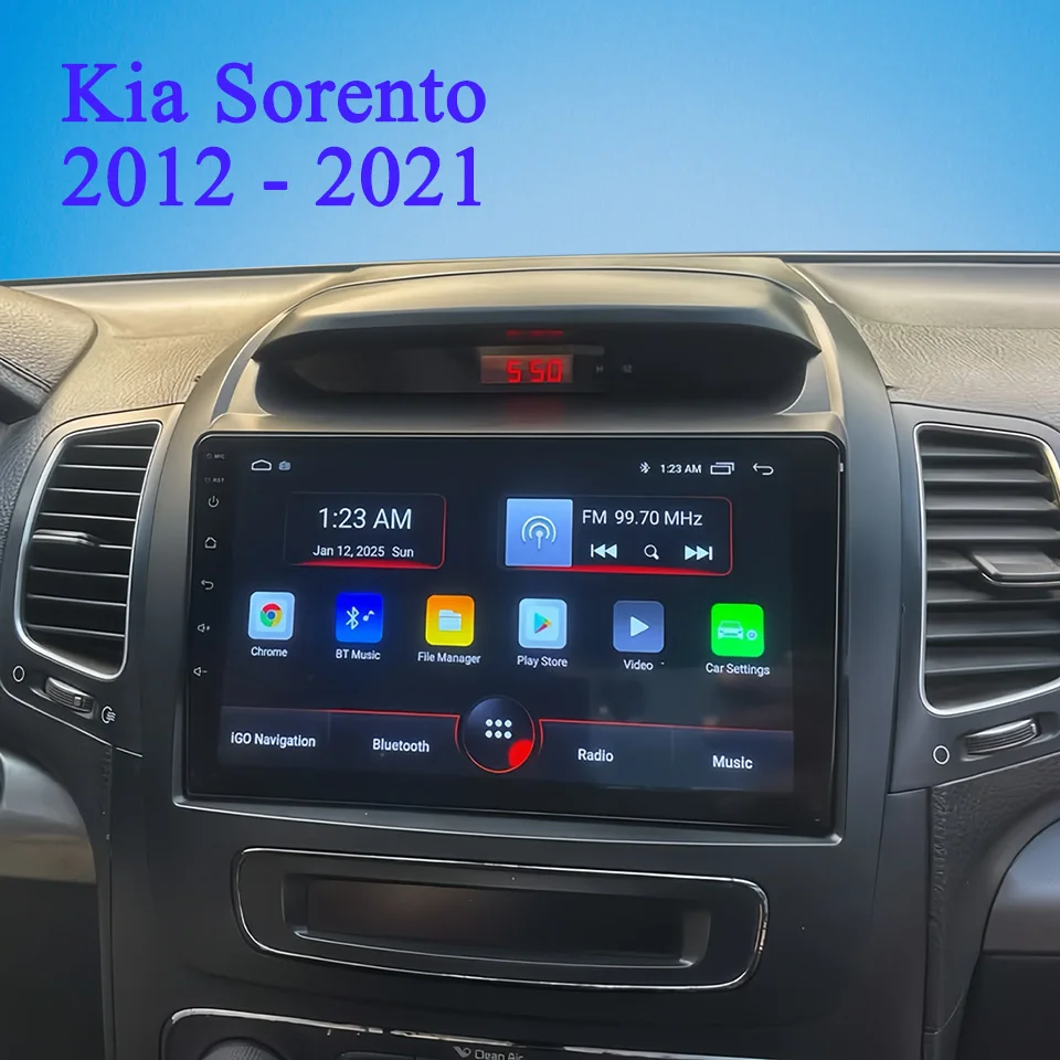 

8Core 8G+128G Car Radio For Kia Sorento 2012 2014 2016 2018 2020 2021 Auto Video Audio A/V DVD Cassette GPS Navi Tape Recorder