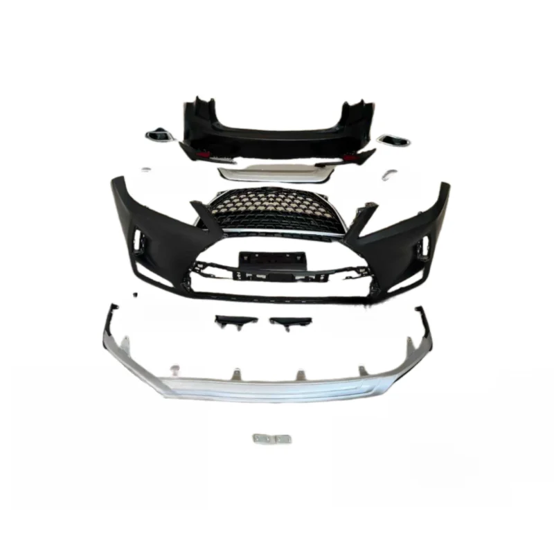High Quality 2020 New Facelift Body Kit Car Modification Parts Fit for RX350 RX450 2016-2019, Includes Front & Rear Bumper