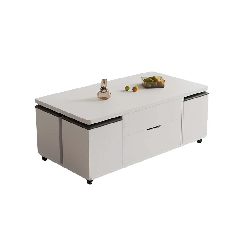 

-For coffee table dining table dual-purpose storage multi-functional small apartment foldable living room table cross-border*