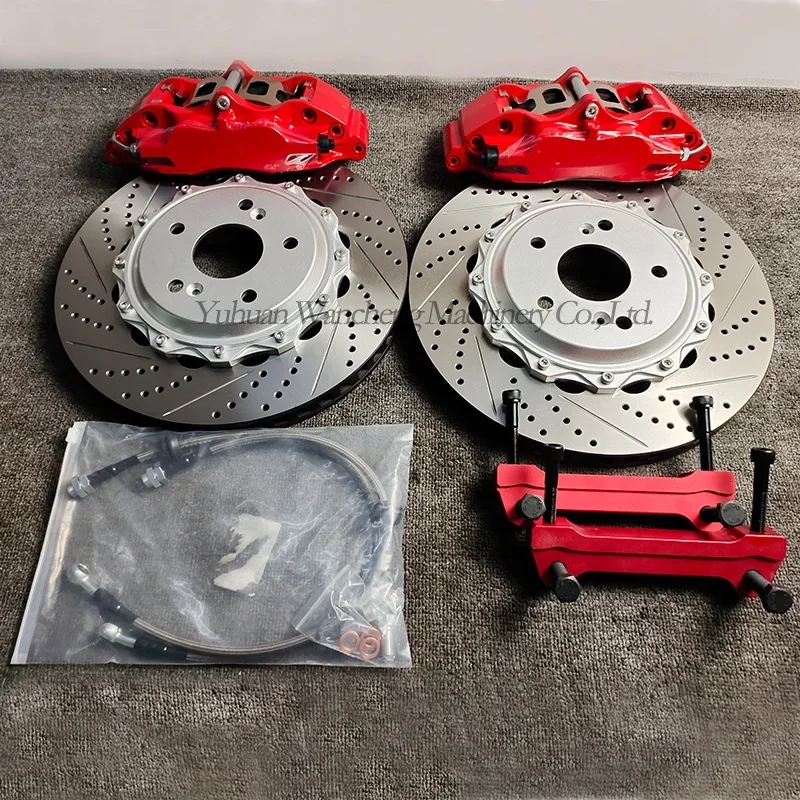 Auto Aluminum Car Parts Racing Brake Parts 5200 Performance 4 Piston Brake Caliper Big Brake Kit For Rims 17 18 Inch