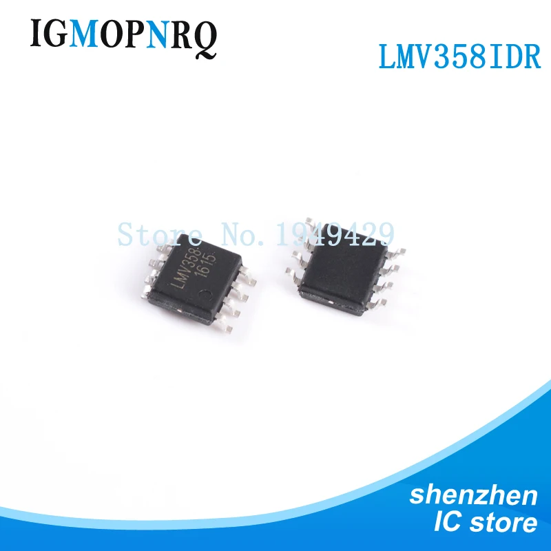 10PCS LMV358IDR SOP8 LMV358 LM358IDR LMV358I Operational amplifier op amp Dual V R/R Op Lw Amp New