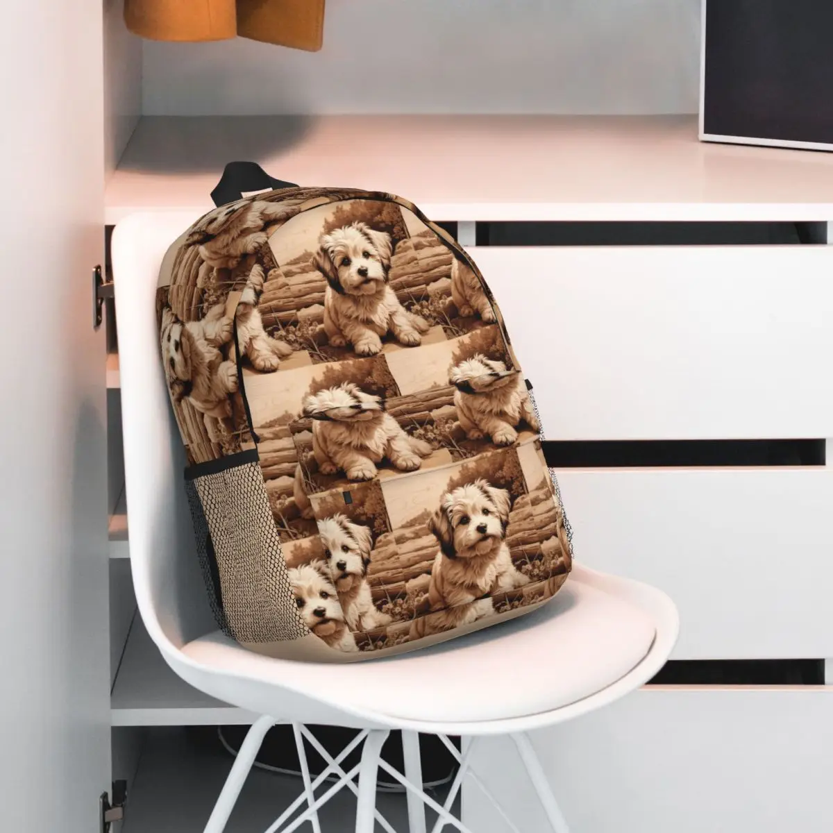 Havanese The Joyful Spirit Of Wood Backpack Hot Sale Daypack Large Capacity Boy Girl BookBag Shoulder Bags Men Women School Bag