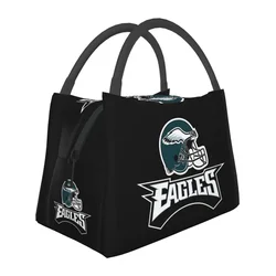 Popular,Eagles-Philadelphia Lunch Bags Insulated Bento Box Portable Lunch Tote Resuable Picnic Bags Cooler for Woman Girl Travel