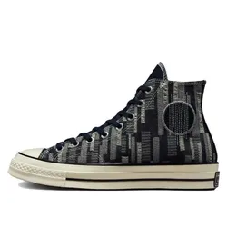 Converse Chuck Taylor All star 1970s trendy anti slip and wear-resistant high top canvas shoes for both men and women in black