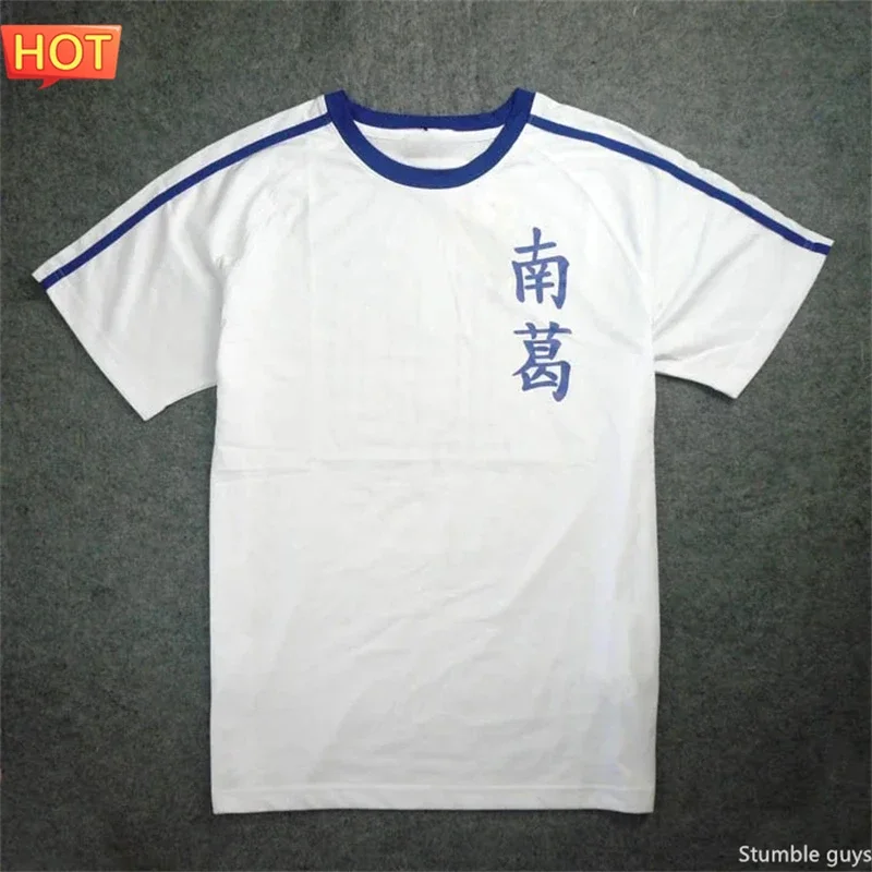 Captain Tsubasa Nankatsu Anime Fußballtrikot Herrenbekleidung Jungen T-Shirt Cosplay Casual Fan Version Tops