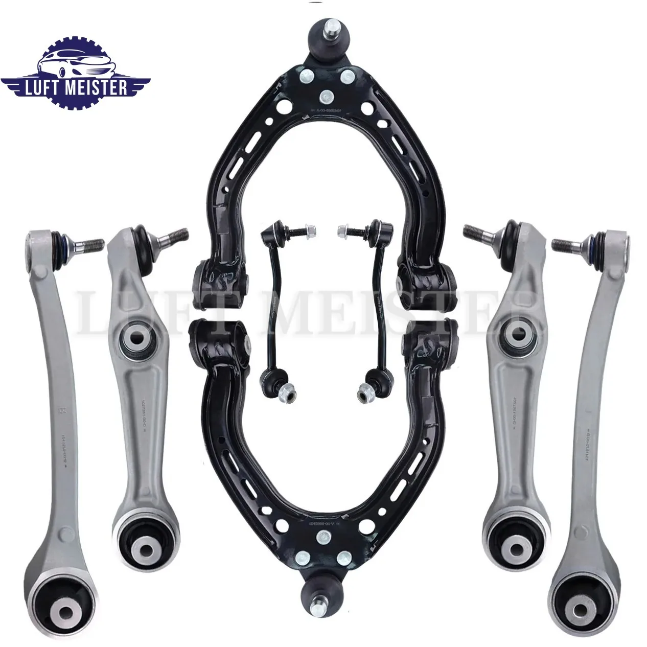 

8pcs Front Upper Lower Control Arm Sway Bar End Link for Tesla Model S 2012-2020 104396500A 104396600A