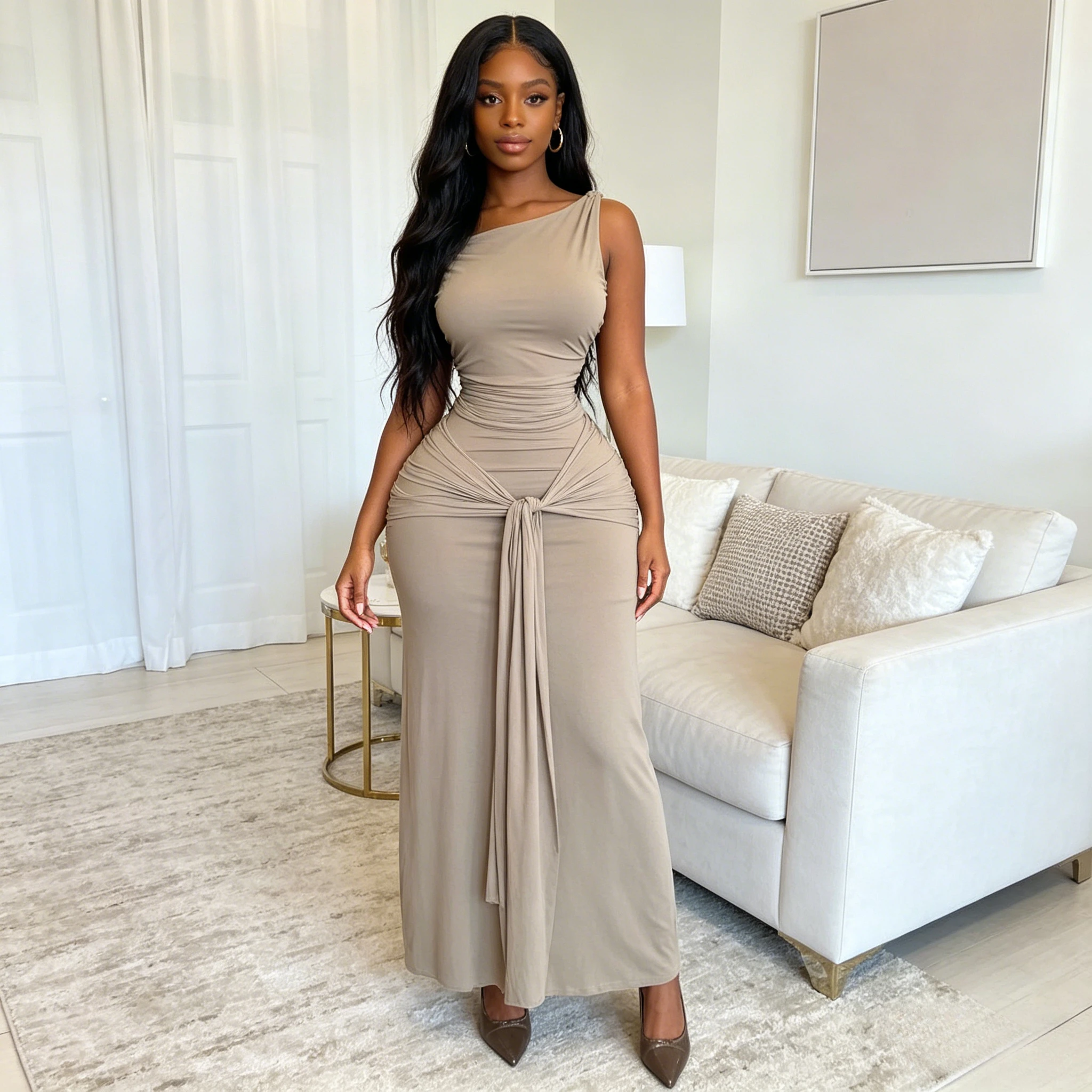 

Women Two Piece Sets Skirt Set Sexy Sleeveless Tops Long Skirts A Line High Waist Y2k Streetwear Elegant Work Spring 2026
