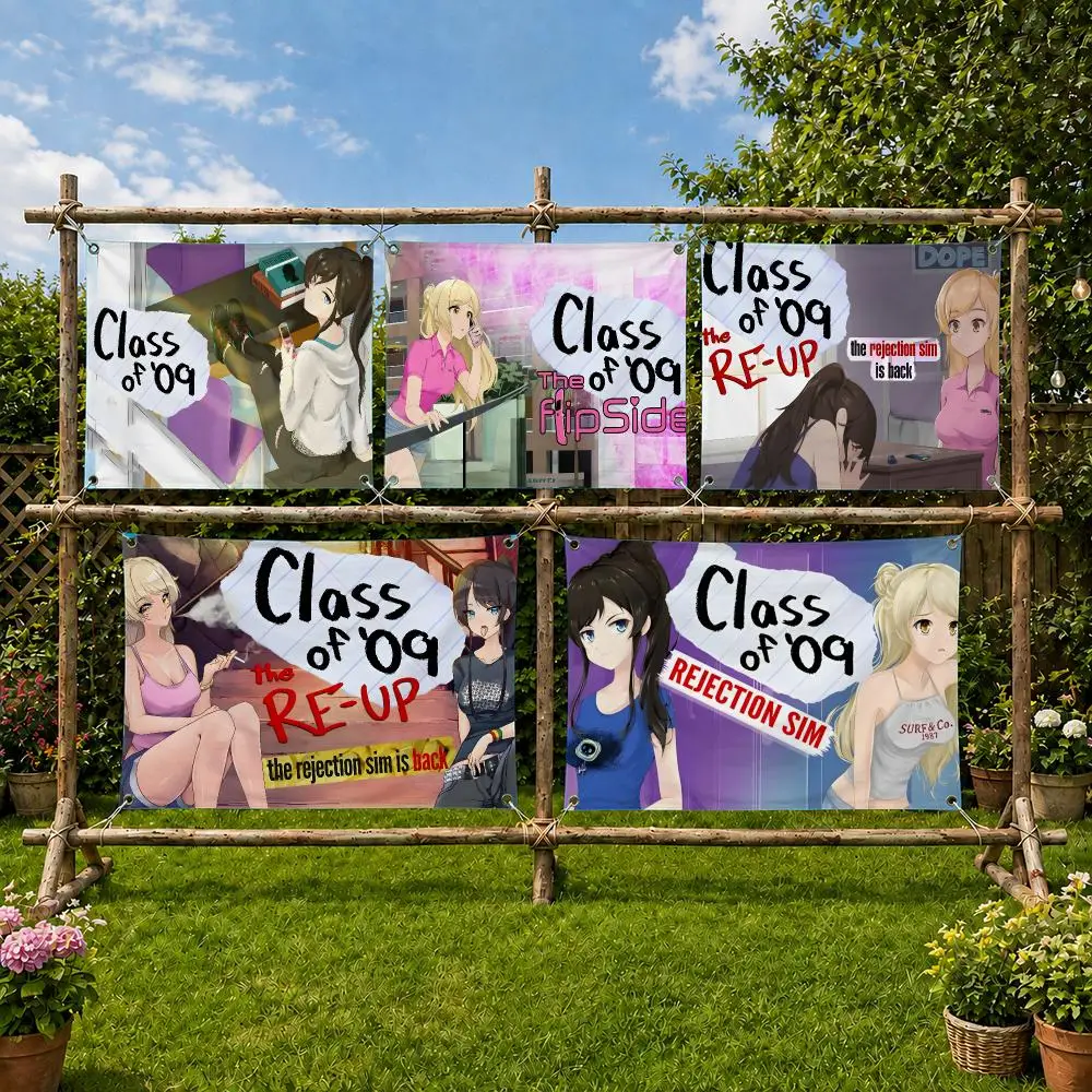 Class of '09 The Flip Game Flags Flag Soft skin-friendly Durable Tapestry Outdoor party Home living room bedroom Decoration