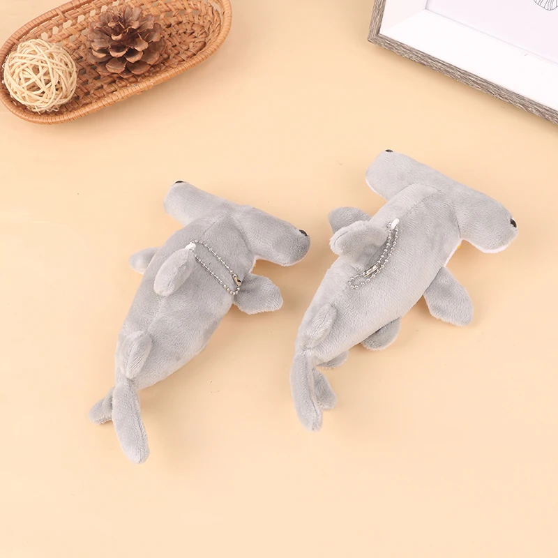 18cm Cute Plush Hammerhead Shark Toy Soft Stuffed Animal Key Chain For Birthday Gifts Doll Gift For Children