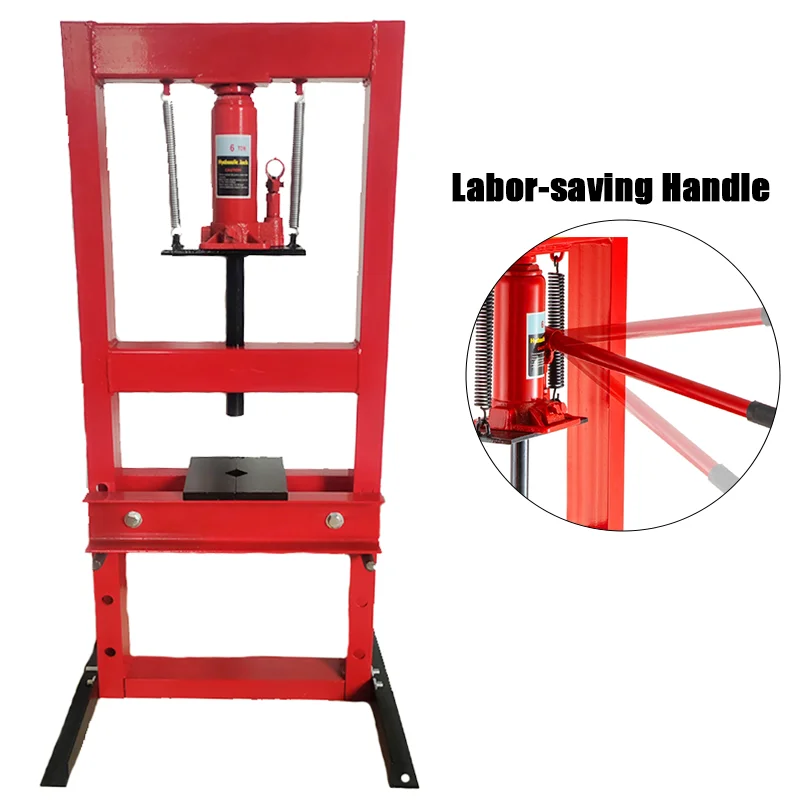 

6T Adjustable Hydraulic H-frame Desktop Press Suitable For Garages Or Professional Stores