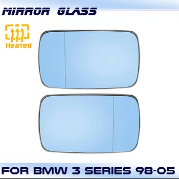 適用於BMW E46 3 系列 320i 330i 325i 1998-2005 的藍色加熱側後視鏡玻璃 51168250437 51168250438 10 最佳銷售 BMWE46側後視鏡 - №1