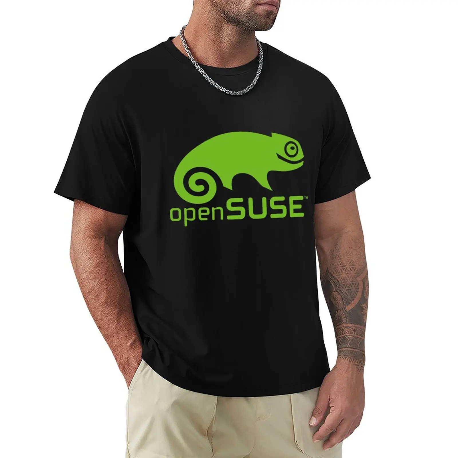 openSUSE LINUX T-Shirt Holiday Lightweight T-Shirt