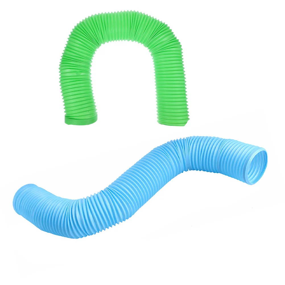 

2pcs Plastic Hamster Tunnel Foldable Pet Play Tunnel For Small Animals Hideout Exercise Rat Ferret Tube Maze Activity