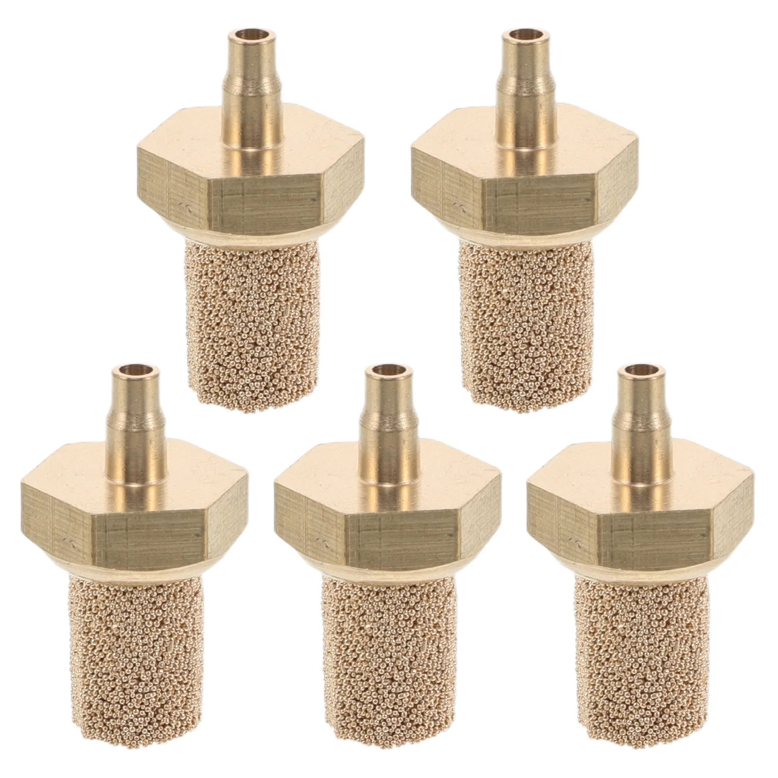 

5Pcs Copper Fog Machine Filter Nozzle Stage Stone Air Diffuser Universal Compressor Nozzle Pneumatic Air Stone