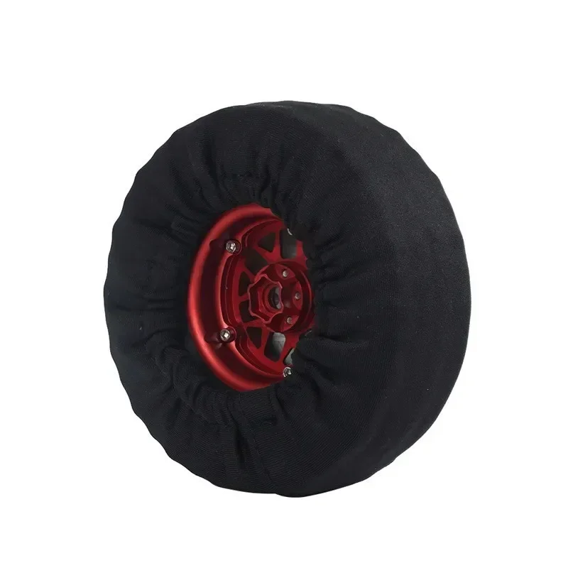 1/10 RC Car Decoration PU Leather Spare Tire Cover for 1/10 RC Crawler Trxs TRX4 Axial SCX10 Wraith RC4WD D90 Tamiya CC01