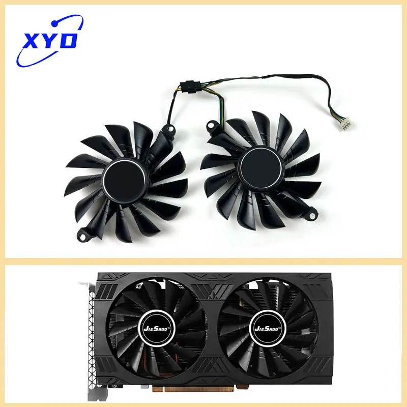 

NEW 8G graphics card fan suitable for JIESHUO NVIDIA RTX 3070M mining dedicated graphics card fan replacement