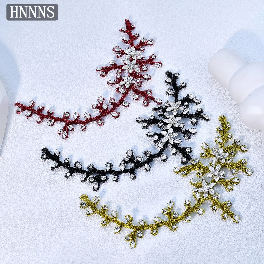 HNNNS Guest Wedding Headdresses Handmade Luxury Headbands Women's Formal Dress Headwear Rhinestone Bridal Hair Accessories A385