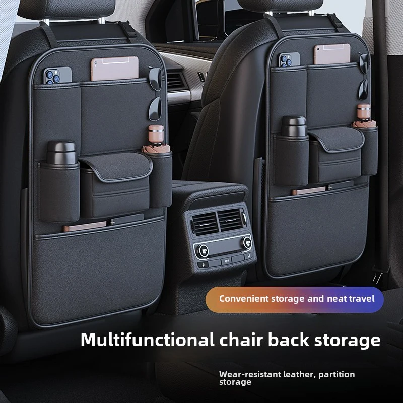 

Car seat back storage bag hanging bag car storage seat back storage bag car good stuff practical storage bag